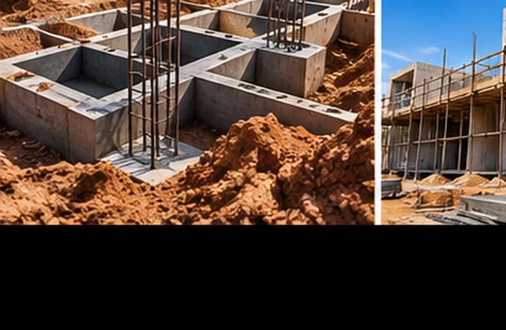 Fundação em concreto armado